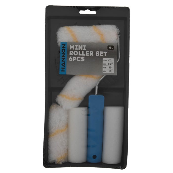 Hannon Mini Roller Set , 6 Pcs