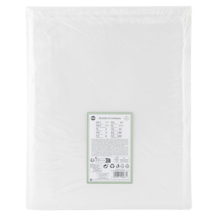 Nu Mail Bubble Envelope Xl (Pack Of 2)