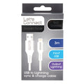 Lets Connect Syncing & Charging Cable - USB to Lightning, 3m