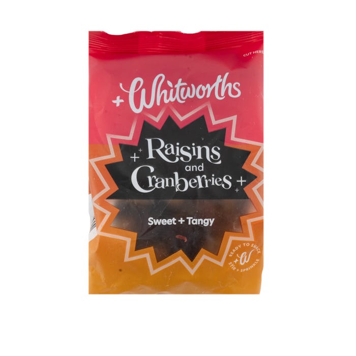 Whitworths Raisins & Cranberries, 150g