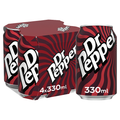 Dr Pepper, 330ml (Pack of 4)