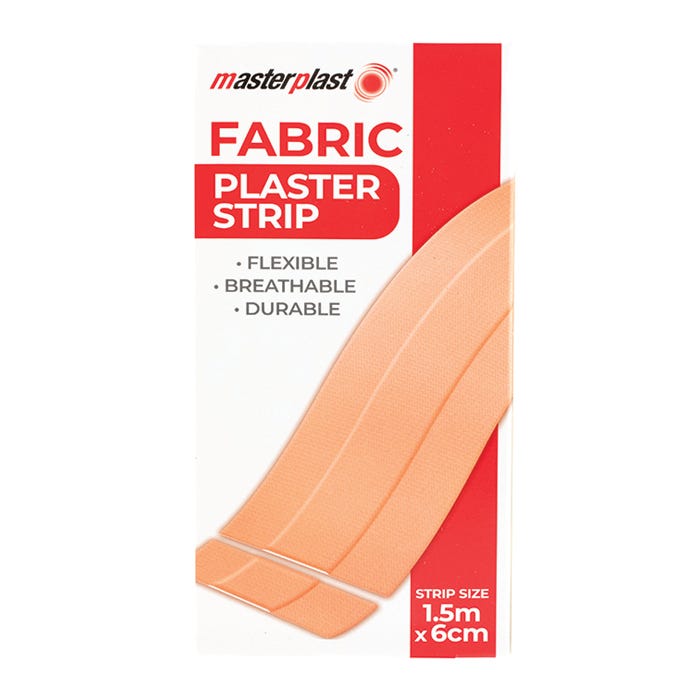 Masterplast Fabric Plaster Strip, 1.5m x 6cm