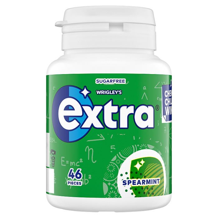 Wrigleys Extra Sugar Free Chewing Gum - Spearmint (Pack of 46)