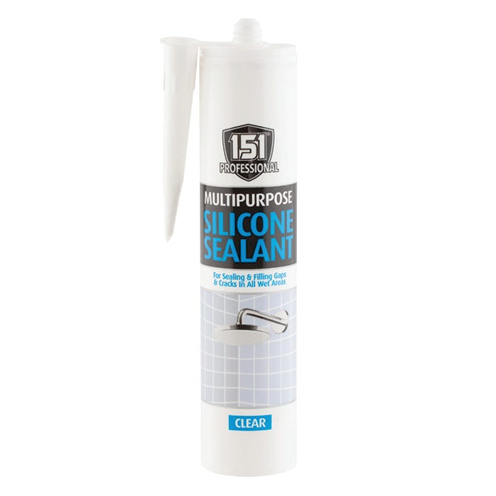 151 Professional Multipurpose Silicone Sealant - Clear, 280ml