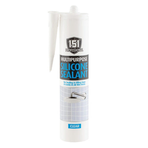 151 Professional Multipurpose Silicone Sealant - Clear, 280ml