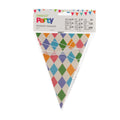 Pepco Party Pennant Banner, 3m