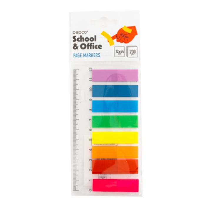 Pastel Page Markers On Ruler (Pack of 200)