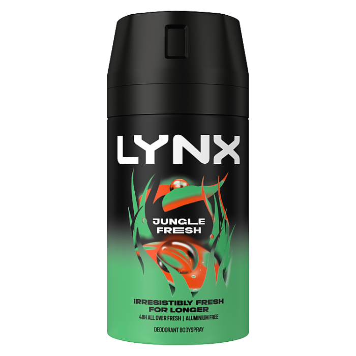 Lynx Aerosol Body Spray Jungle Fresh, 100ml