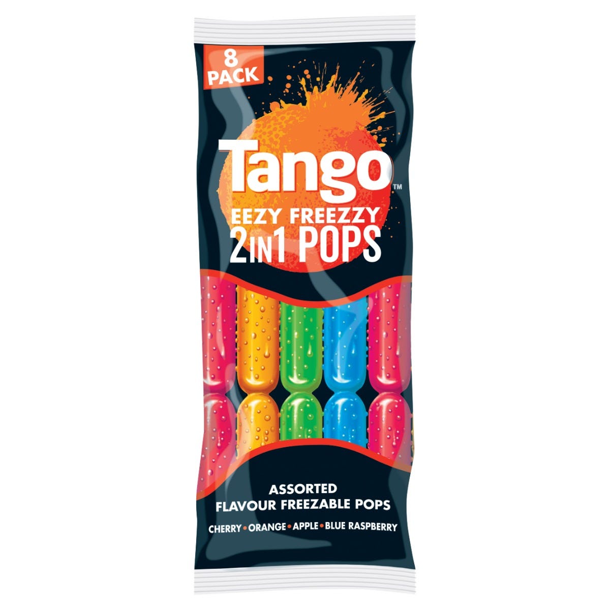 Tango 2in1 Ice Pops - 8 Pack