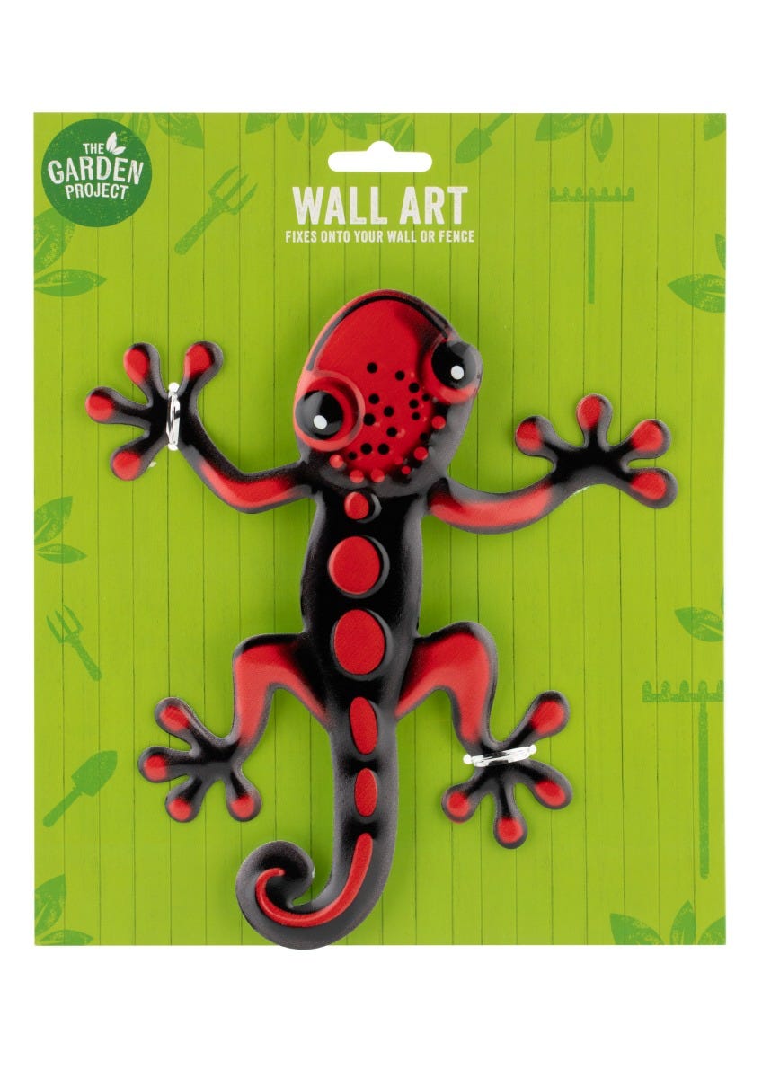 Metal Lizard Wall Art
