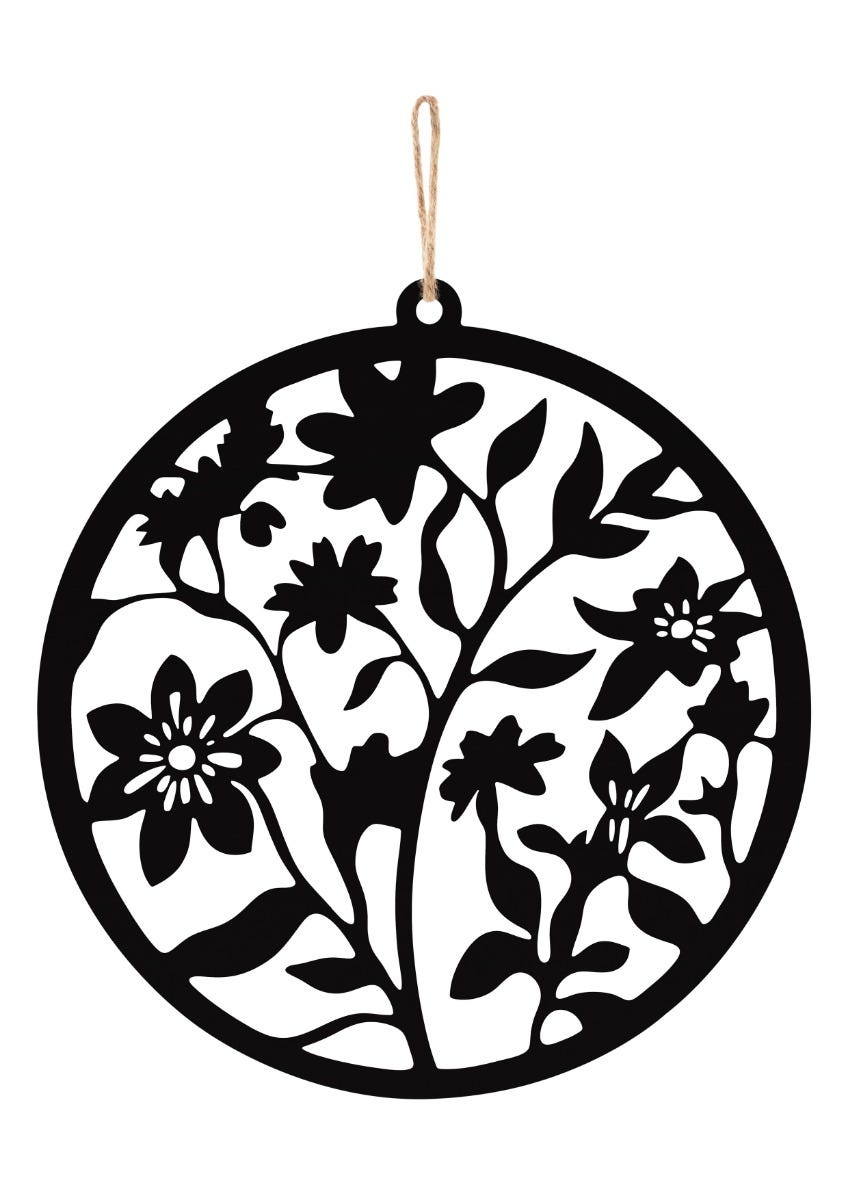 Metal Garden Wreath