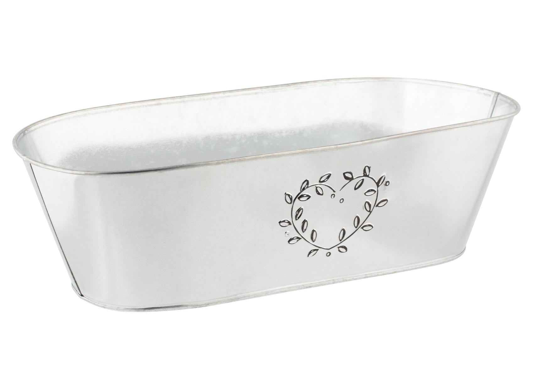 Metal Oval Planter